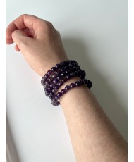 Image de bracelet en améthyste naturelle