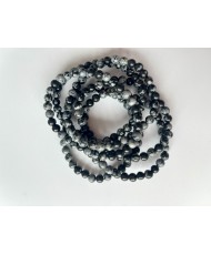 Image de bracelet en obsidienne neige naturelle