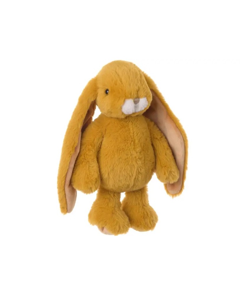 peluche bukowski lapin jaune 
doudou doux lapin jaune Bukowski pour bébé, nouveau né, enfant