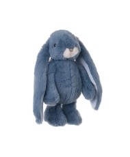 doudou lapin bleu tout doux Bukowski pour bébé, nouveau-né, enfants