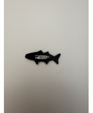 broche maquereau brodee main
