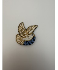 Broche Colombe Blanche