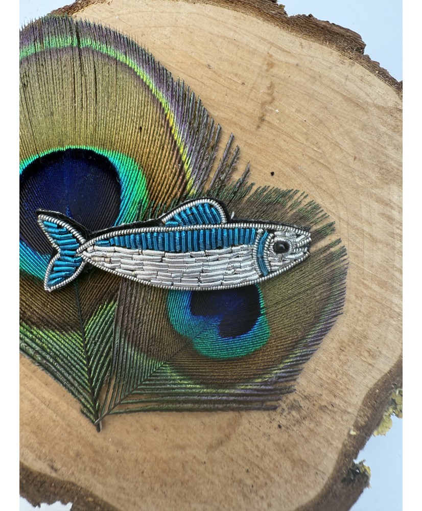 broche sardine fait main broche sardine fait main