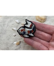 broche carpe koi