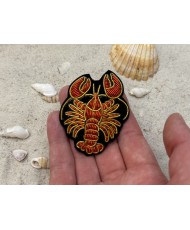 Broche Homard Rouge