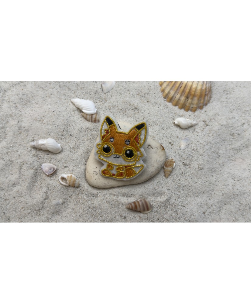 Broche Chibi Renard Manga