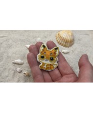 Broche Chibi Renard Manga