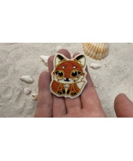 Broche Chibi Renard Manga