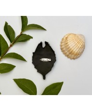 broche plume de paon