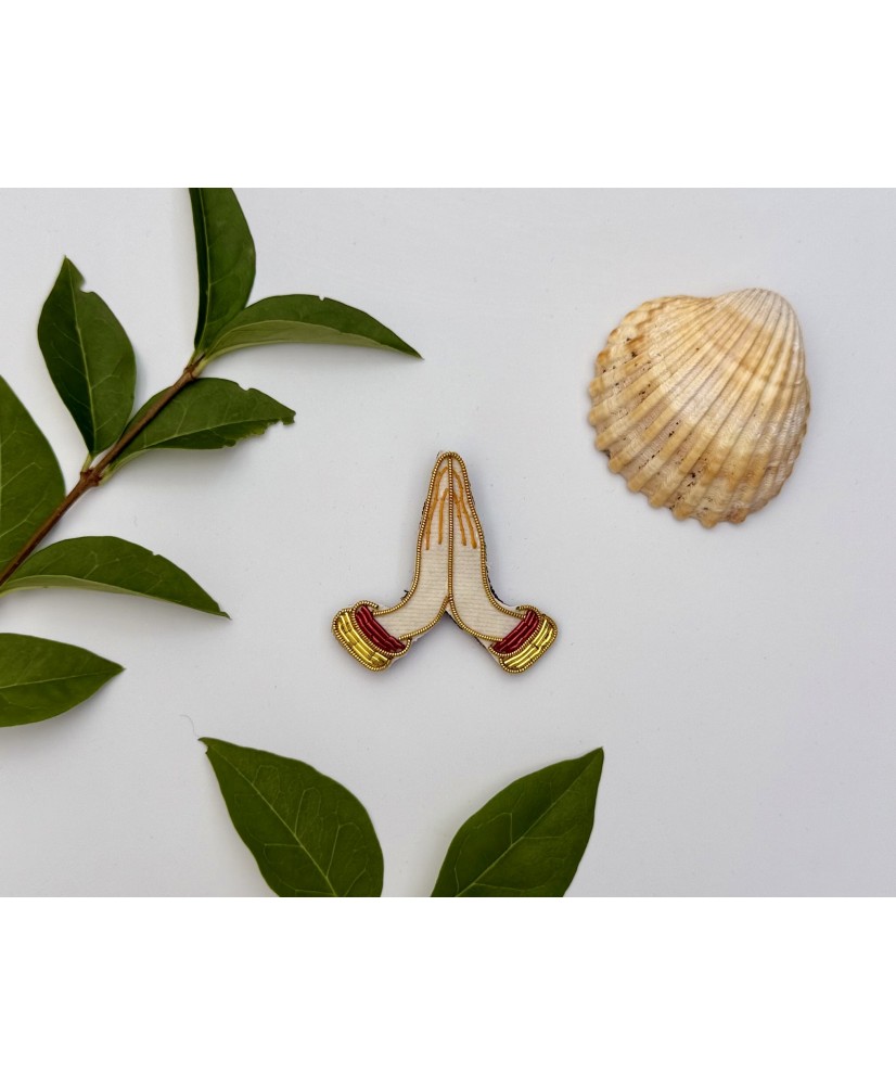 broche namasté symbole de paix