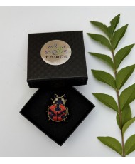 broche coccinelle