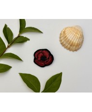 broche coquelicot