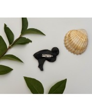 broche flamant rose